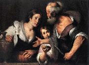 Bernardo Strozzi Prophet Elijah and the Widow of Sarepta France oil painting reproduction
